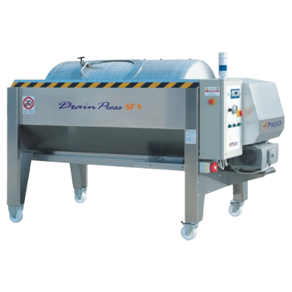 Puleo SF-8 Open Drain Membrane Press machine